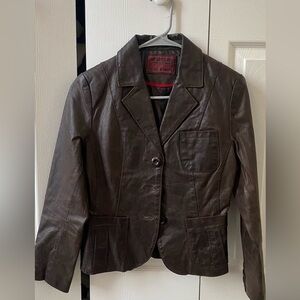 Women's Brown Leather Jacket